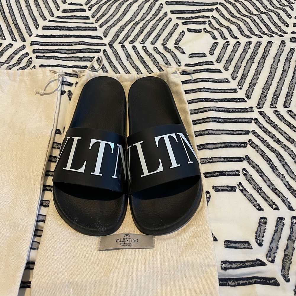 Valentino Slide Sandals